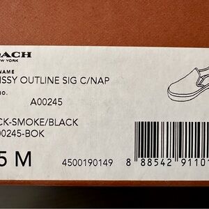 Coach Women's Black Smoke Loafers